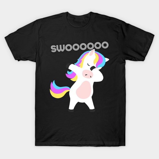 UNICORN DABBING T-Shirt by Holly ship